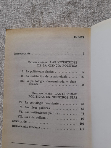 La Ciencia Política - M Prelot - Cuadernos De Eudeba #103 (Usado)