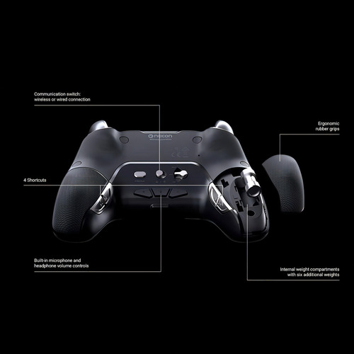 Control joystick inalámbrico PlayStation Nacon Revolution Unlimited Pro Pro negro