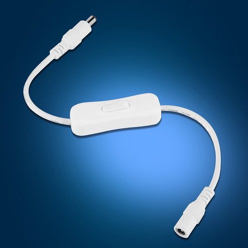Adaptador Corrien Con Conector De Tira De Luz Dc De 28,5 Cm,