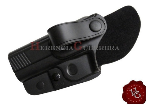 Imagen 5 de 7 de Pistolera Funda Houston K Interna Zurda Bersa 22/380 K42intz