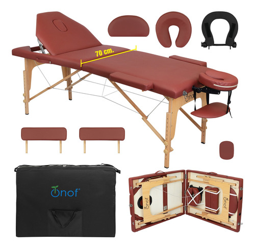 Cama Para Masaje Profesional Spa Portatil Reclinable Funda