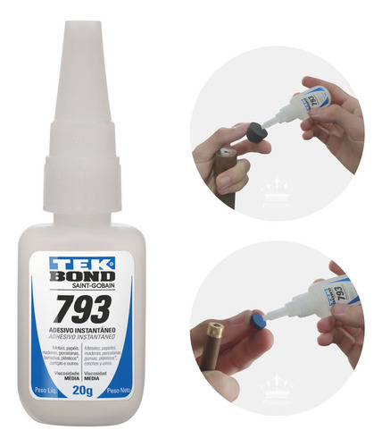 Kit Reparador De Taco 3 Solas Master + Ajustador + Tek Bond Cor Natural
