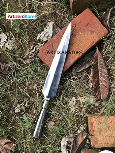Lanza De Hierro Medieval Forjada A Mano Saga Vikinga Producc