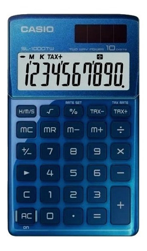 Calculadora Casio Portátil De 10 Dígitos Sl-1000tw