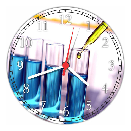 Relógio De Parede Ciências Laboratórios Química Gg 50 Cm 04