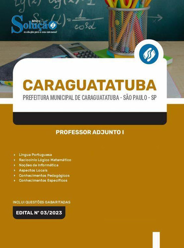 Apostila Prefeitura Caraguatatuba Sp 2024 Professor Adjunto