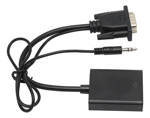 Adaptador Vga Hdmi Pantalla Audio Hd 1080p Convertidor Señal