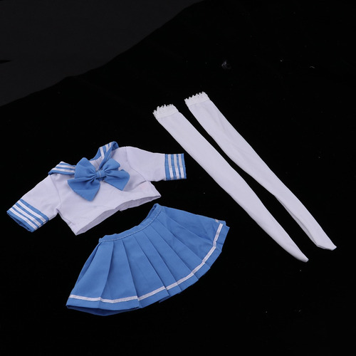 Hermosa Uniforme De Escuela Miniatura Para Muñeca Femenina