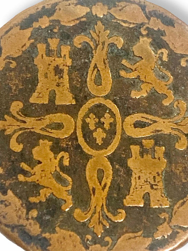 Moneda Cobre 8? Maravedis De España 1822?rey Ferdinando Vii (Usado)