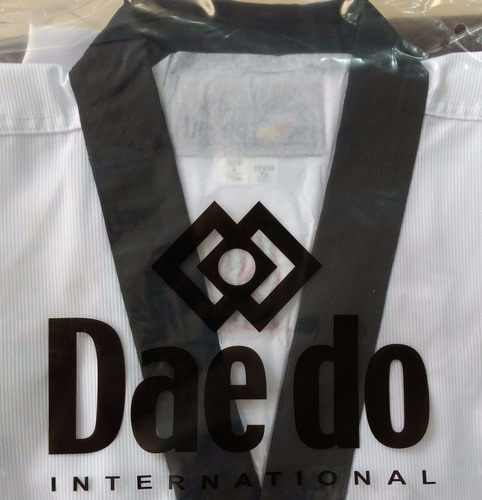 Uniforme Taekwondo Daedo Wtf Originales Adulto Cuello Negro