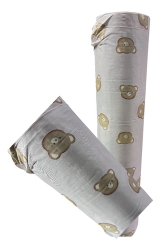 Tela Ancho 2,40 Osito (macotas) X 10 Mts Beige Estamp