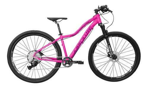 Bicicleta Feminina 12v Absolute Hera 29 Rosa Trava No Guidão