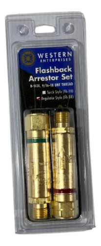 Kit Arrestaflama Para Soplete Y Regulador Western Fa-30
