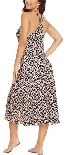Camisón Largo Casual Halter Sin Mangas Para Mujer