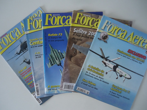 Revista Força Aérea Anos 2008 A 2010 - 5 Unidades