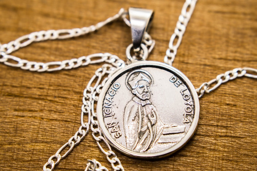 Imagen 5 de 5 de Dije De Plata San Ignacio De Loyola