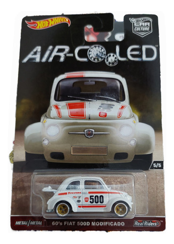 Hot Wheels 60's Fiat 500d Modificado Blanco