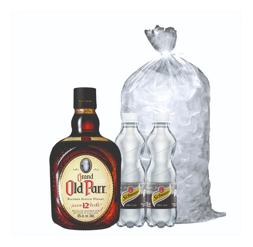 Whisky Grand Old Parr 12 Años Blended Escoces 0,75l + Sodas