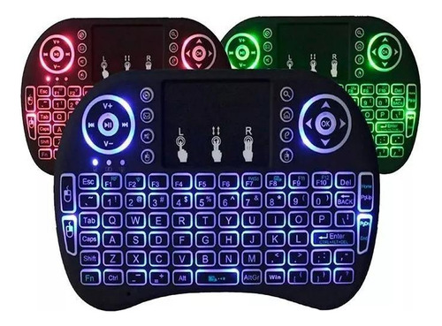 Mini Teclado Keyboard Wireless Sem Fio Bateria Recarregavel