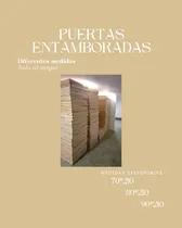 Comprar Puertas Entamboradas En Madera (chapa) Okume