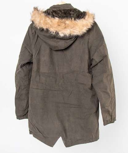 Imagen 3 de 6 de Campera Parka Hombre Gabardina Interior Corderito Importada
