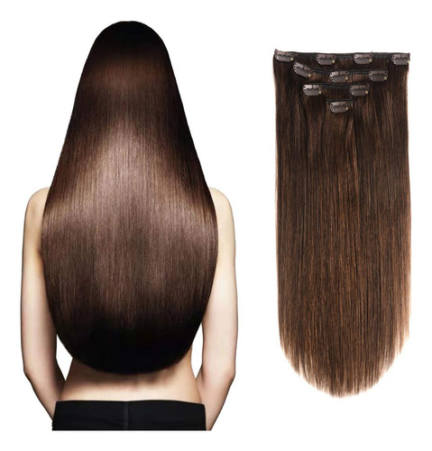 Geelook Double Weft 100% Remy Human Hair Clip In Extensions