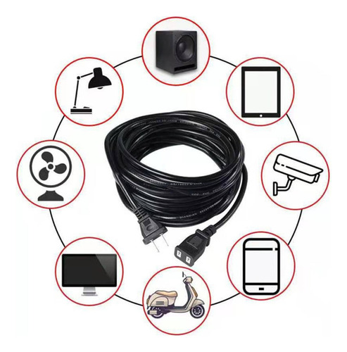 Auap Cable De Extensión Para Exteriores Impermeable Cable