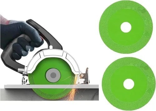 Disco De Corte De Vidrio Para Amoladora Angular 4 Piezas Color Verde