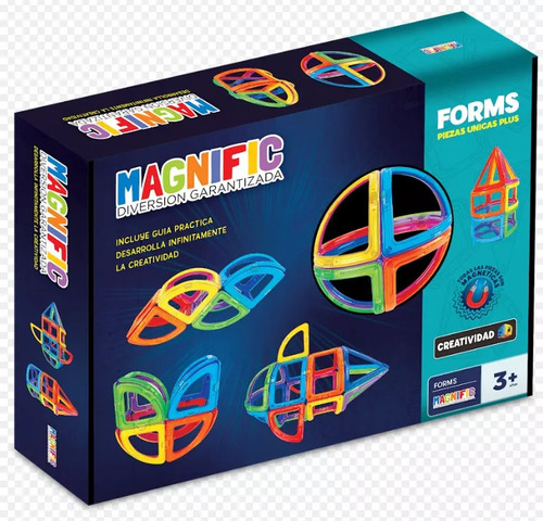 Bloques Magnéticos Magnific Forms Piezas Únicas Plus - 2225