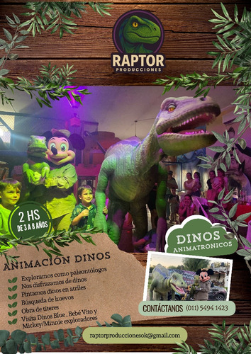 Animación Infantil Dinosaurios Show Infantil