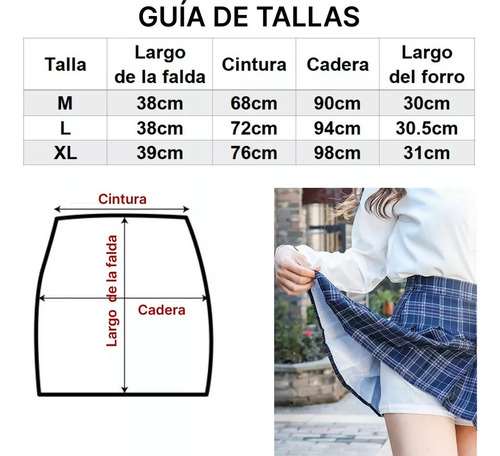Falda Corta Minifalda Plisada Con Cuadros De Estilo Coreano