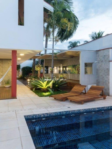 Imagem 5 de 24 de Casa Térrea Au 400m² 3 Suítes Sala Ampla Com 4 Ambientes Escritório Lareira Piscina, Deck De 7x5m Spa Espaço Gourmet 4 Vagas - Ca00464 - 69321243