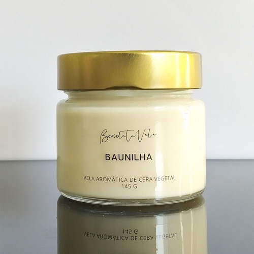 Imagem 3 de 3 de Vela Aromática Vegetal Baunilha 140 G