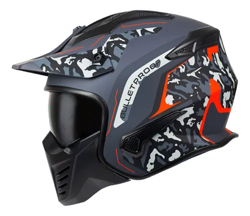 Casco modular retro sales