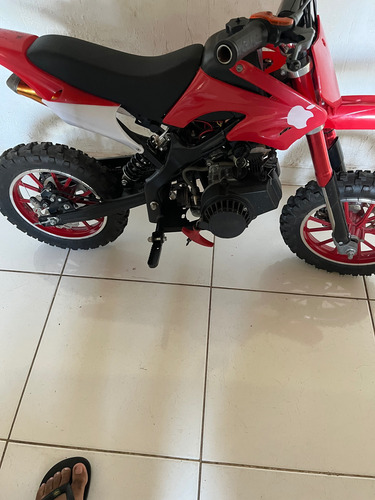 Mini Motocross Monster Partida Elétrica E Cordinha