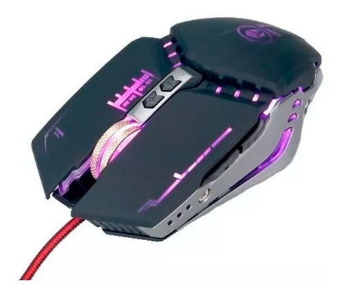 Mouse Gamer 3200 Dpi 7d Base Metalica Retroiluminado Ps4 Pc