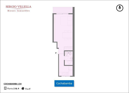 Imagen 2 de 5 de Cochabamba 154 - Departamento Monoambiente En Venta - Rosario