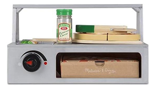 Melissa Y Doug Top & B A K E P I Z A Counter: Wooden Play