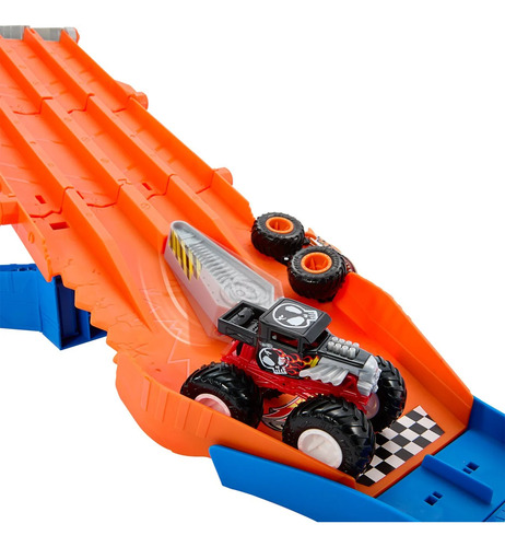 Hot Wheels Monster Jam Carrera De La Destruccion Modelo 2025 Naranja