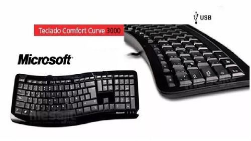 Teclado Original Microsoft Comfort Curve 3000- Nuevos Tienda