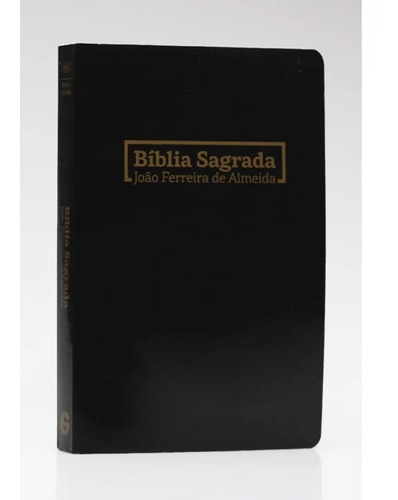 Imagem 1 de 1 de Bíblia Sagrada Arc Letra Normal Capa Brochura Preta