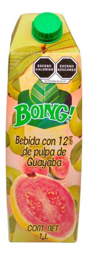9 Pza Bebida Boing Tradicional Con 125 De Pulpa De Guayaba 1
