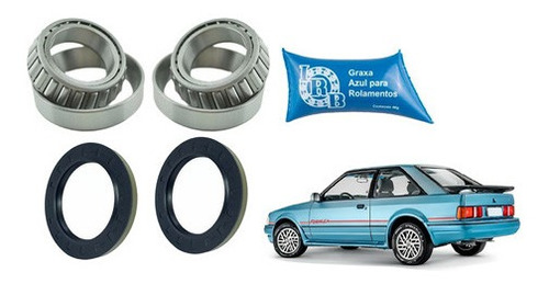 Kit Rolamento Roda Dianteira Ford Escort Hobby 1993 94 95 96