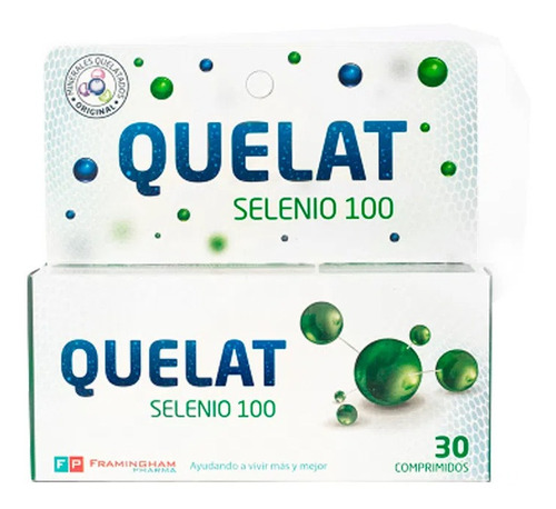 Quelat Selenio 100 Minerales Suplemento Antioxidante X 30