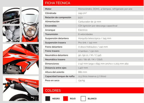 Honda Xr 250 Tornado