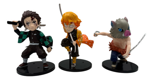 Set De 6 Figuras Démon Slayer 14 Cm