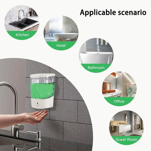 Imagen 10 de 10 de Dispensador Automatico Despachador Gel Antibacterial Jabon