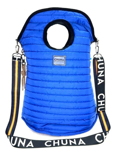 Bolso Morral Matero Chuna Murcia Matelasse Azul Francia