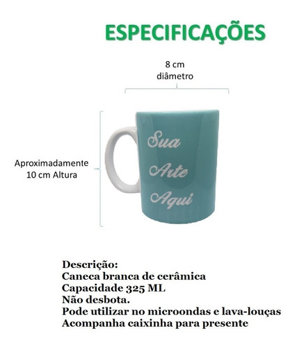 Imagem 2 de 10 de Caneca Personalizada Sua Ideia Aqui