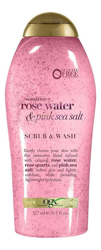 Gel De Ducha Ogx Exfoliante Rose Water & Pink Sea Salt 577ml